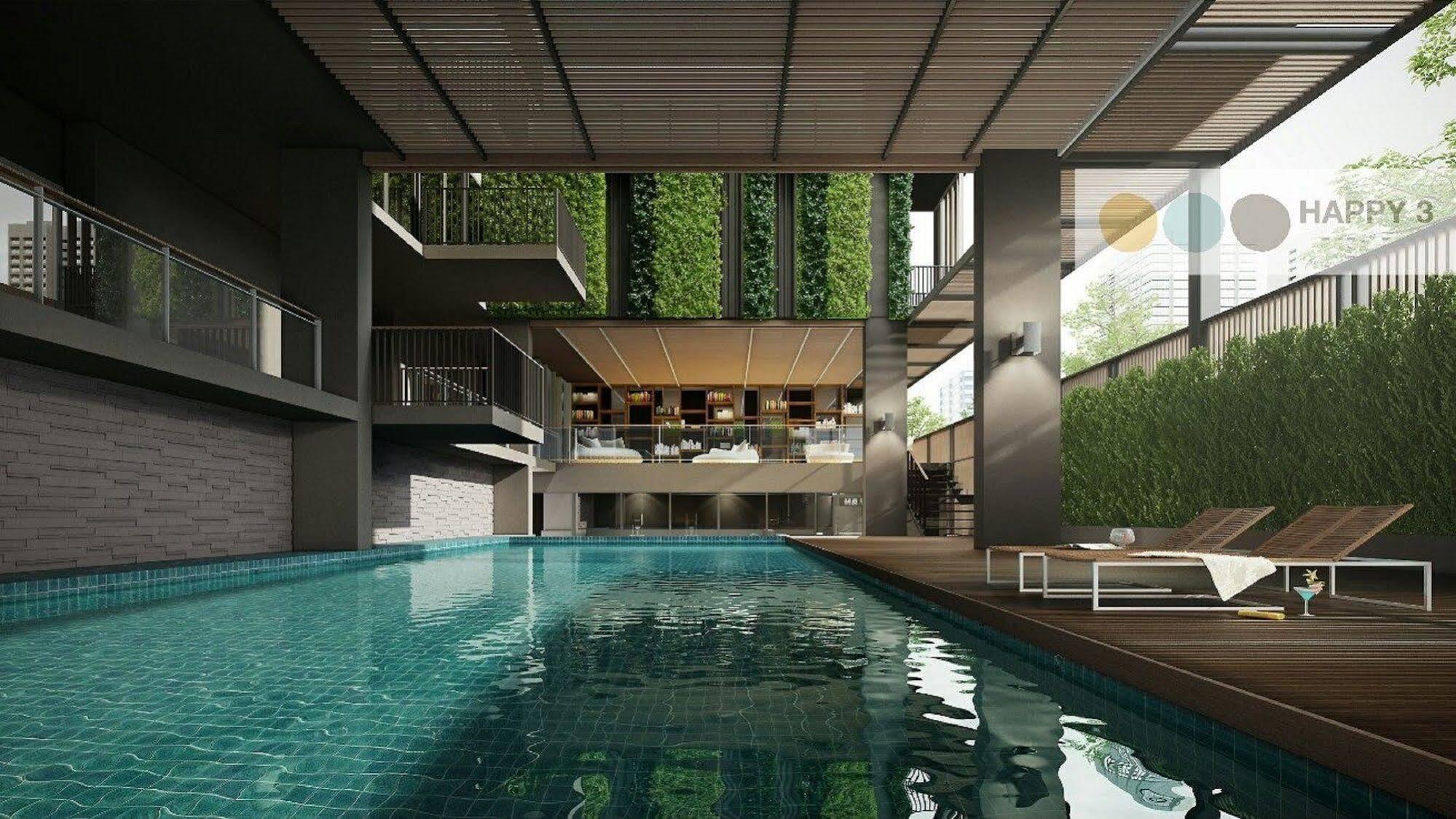 Happy 3 Hotel Bangkok Bagian luar foto